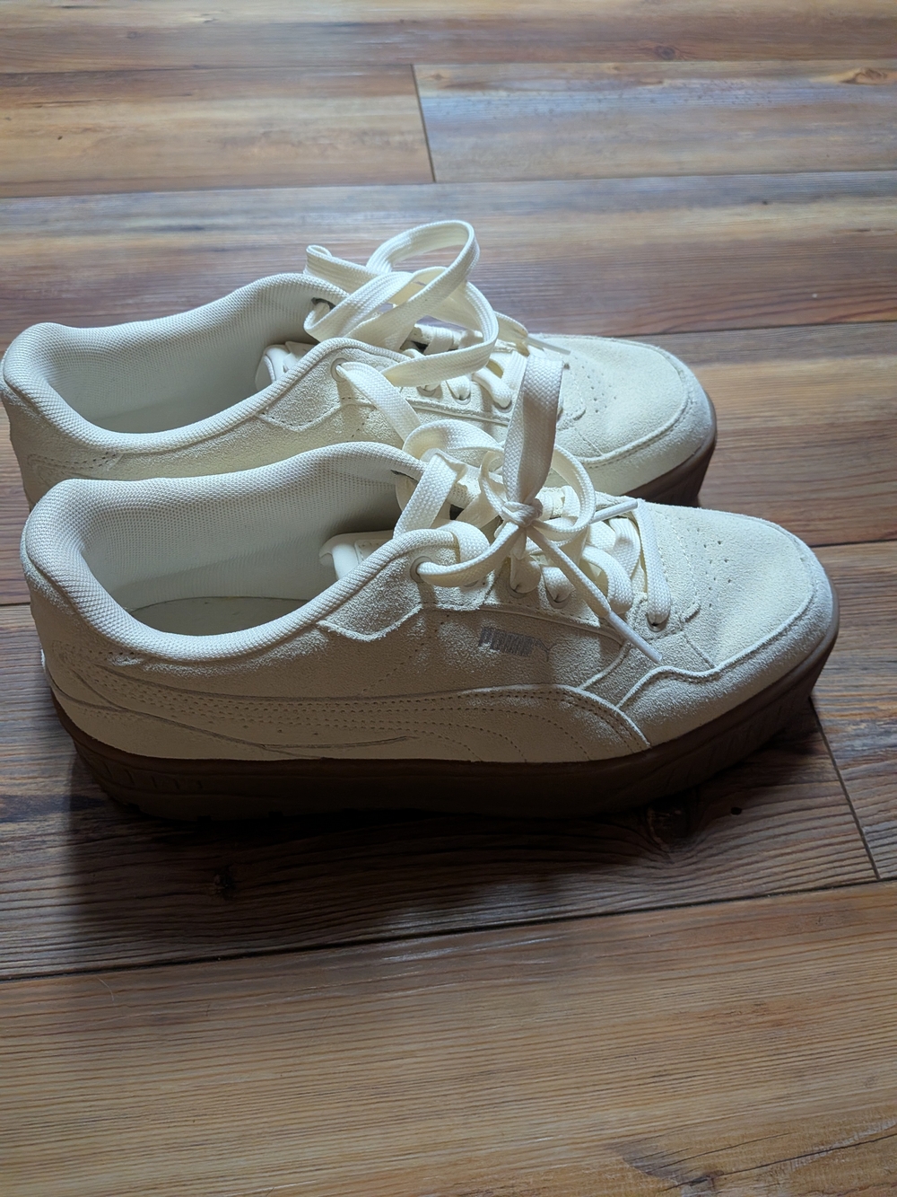 Puma Cream White Athletic Sneaker